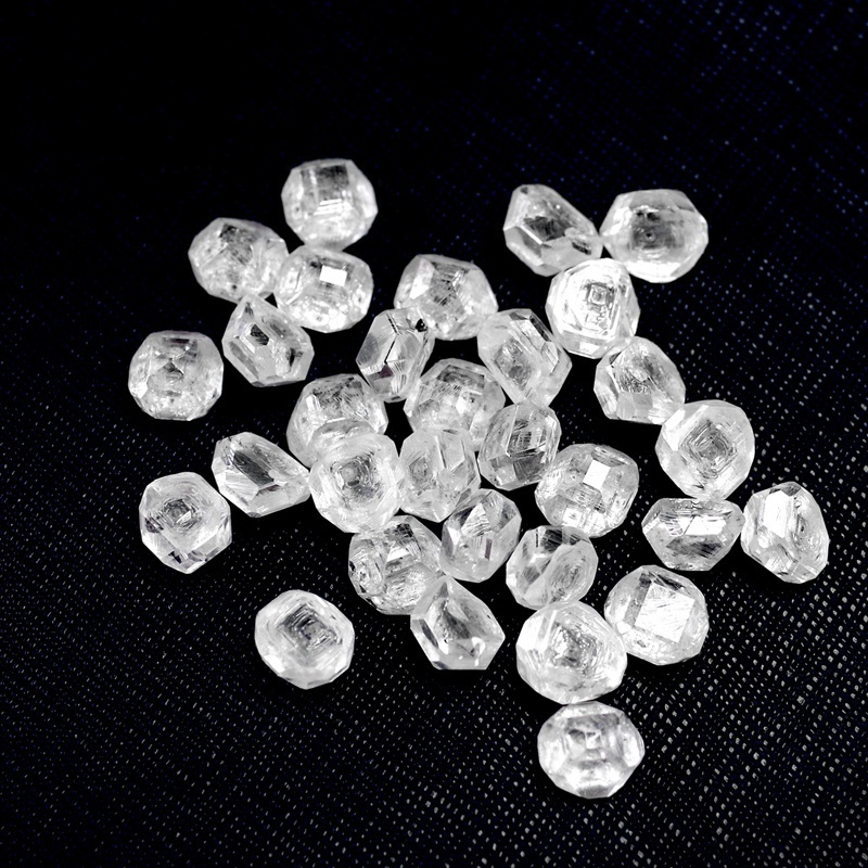 uncut by machine hpht cvd  lab grown rough diamonds  for sale