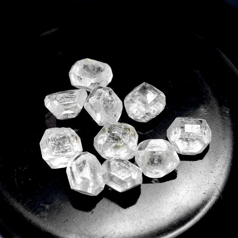 Rough lab grown white hpht diamond big size synthetic hpht diamond machine for sale