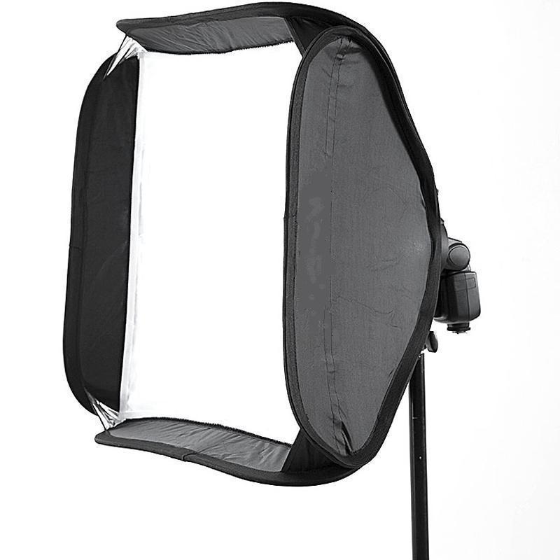 Bowens Mount S-Type Bracket Holder + 60x60cm Flashgun Foldable Softbox