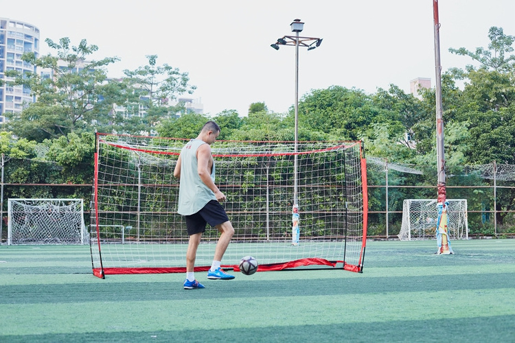 High Quality Professional Training Detachable Soccer Goal Net Target Football Aluminum Foldable Portable Soccer Goal