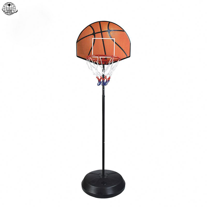 Portable 2 In 1 Adjustable Basketball Hoop Basketball Stand With Dart Board