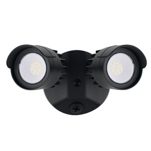 High Energy Outdoor Efficiency 240v 24W Exterior Wall LED Motion Sensor Security Light Double Head Flood Light