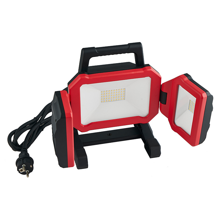 Portable outdoor stand rechargeable folding cob led work light for work shop