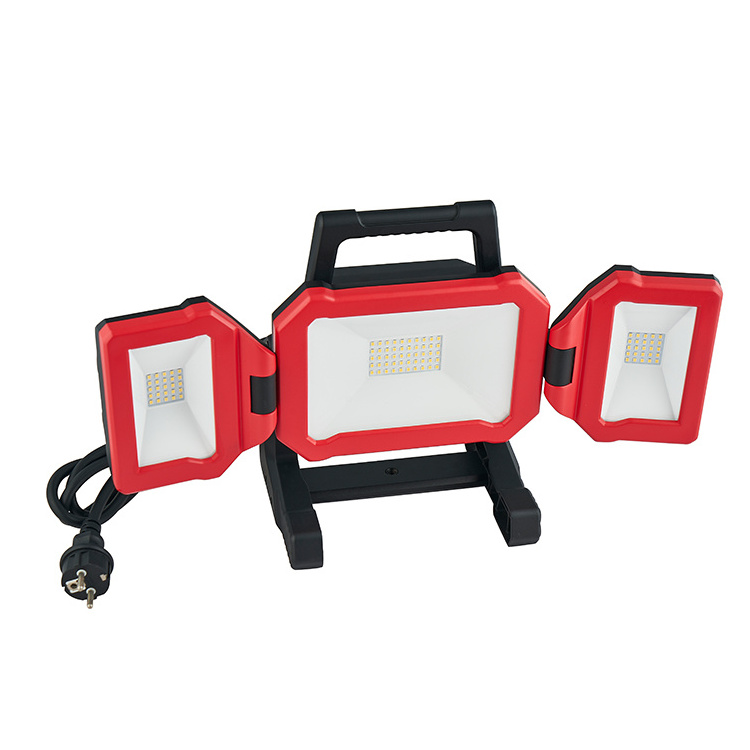 Portable outdoor stand rechargeable folding cob led work light for work shop