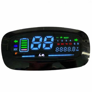 Exclusive partnership 6 Gear LCD Motorcycle Odometer Motorcycle Digital Dashboard