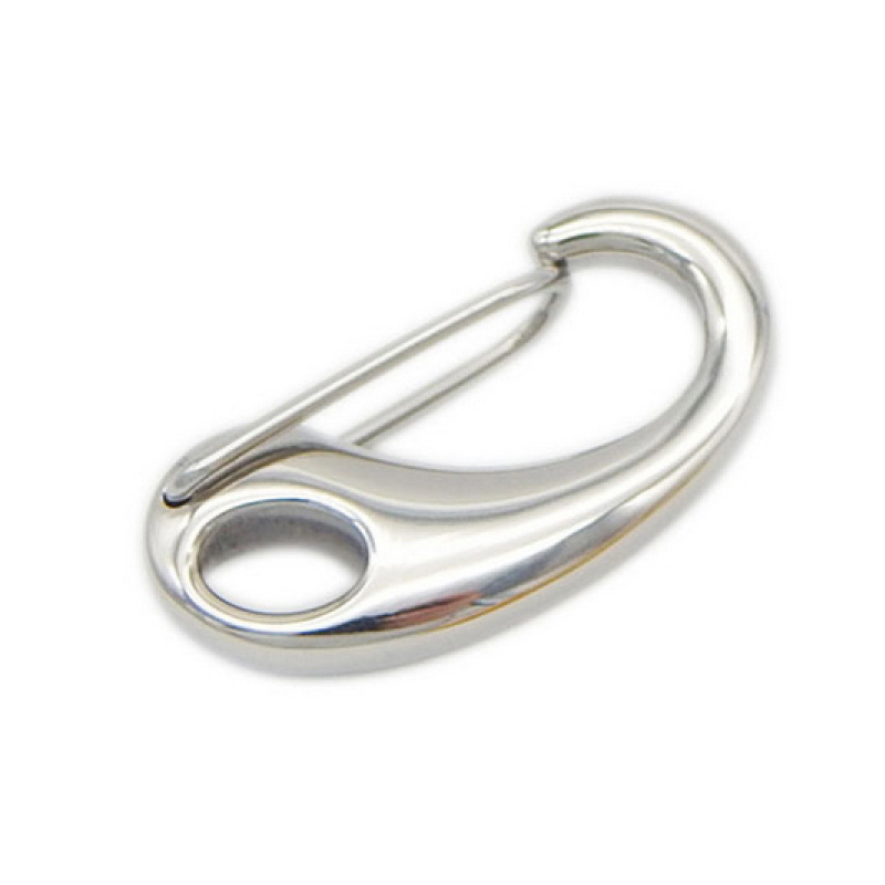 26mm 32mm polished Stainless Steel Shrimp lobster Clasp For Leather Cord Jewelry Making