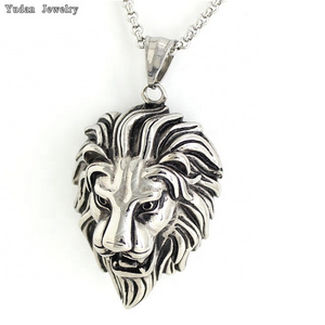 China Manufacturer stainless steel lion head pendant