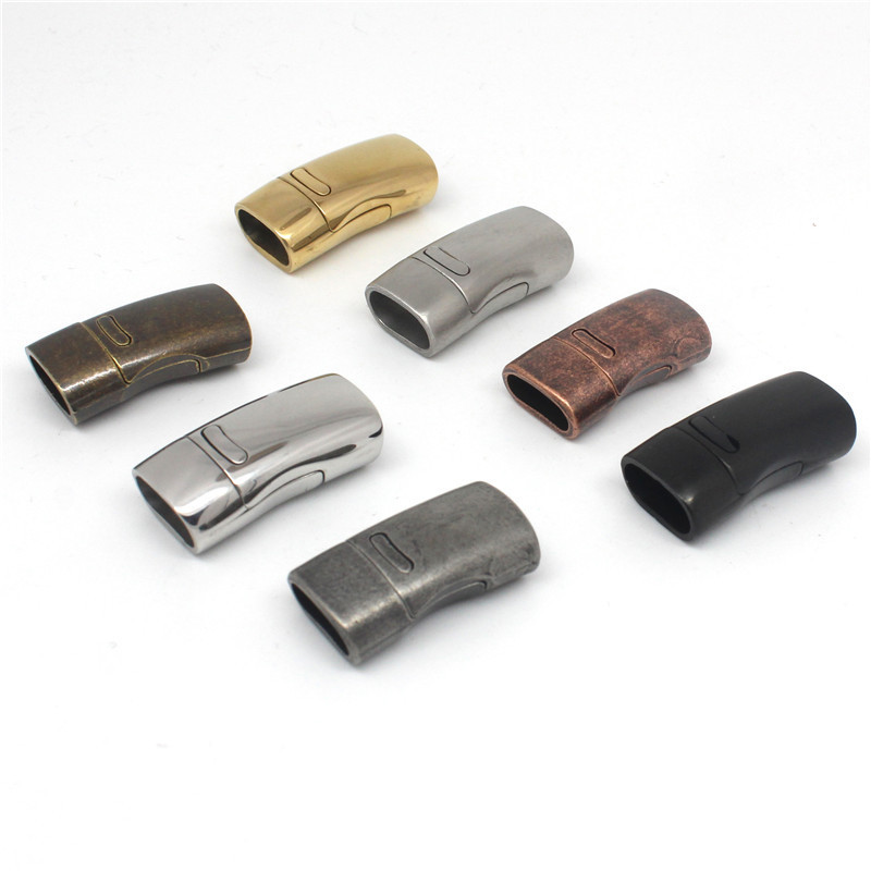 high quality Stainless Steel Metal Clasp For Leather Bracelet