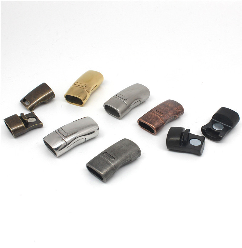 high quality Stainless Steel Metal Clasp For Leather Bracelet