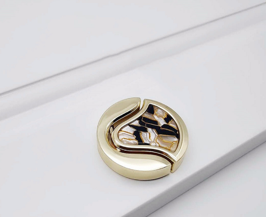 Modern luxury wardrobe solid furniture pull door drawer knob copper cabinet handle Stainless steel kitchen pull door handle