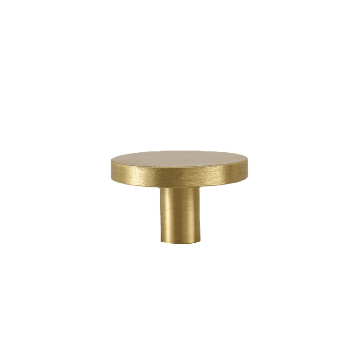 Modern simple brass handle coat shoe drawer small handle brushed gold cabinet handle furniture decorative solid brass door knob