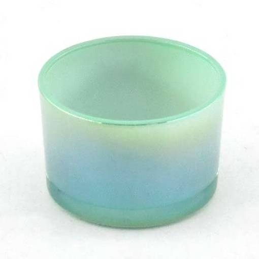 Wholesale Iridescent Holographic Small Tealight 0.9oz 35ml 510ml 17oz Coloured Glass Candle Jars