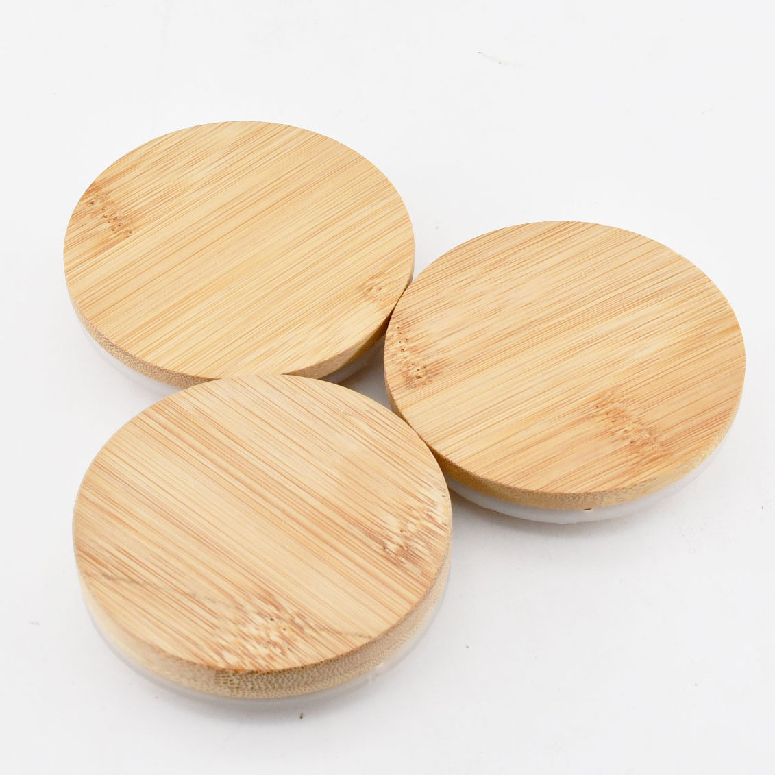 Wholesale 2022 New Style Bamboo Wooden Lid Cover for Glass Candle Jar and Canister, Bamboo Bottle Cap