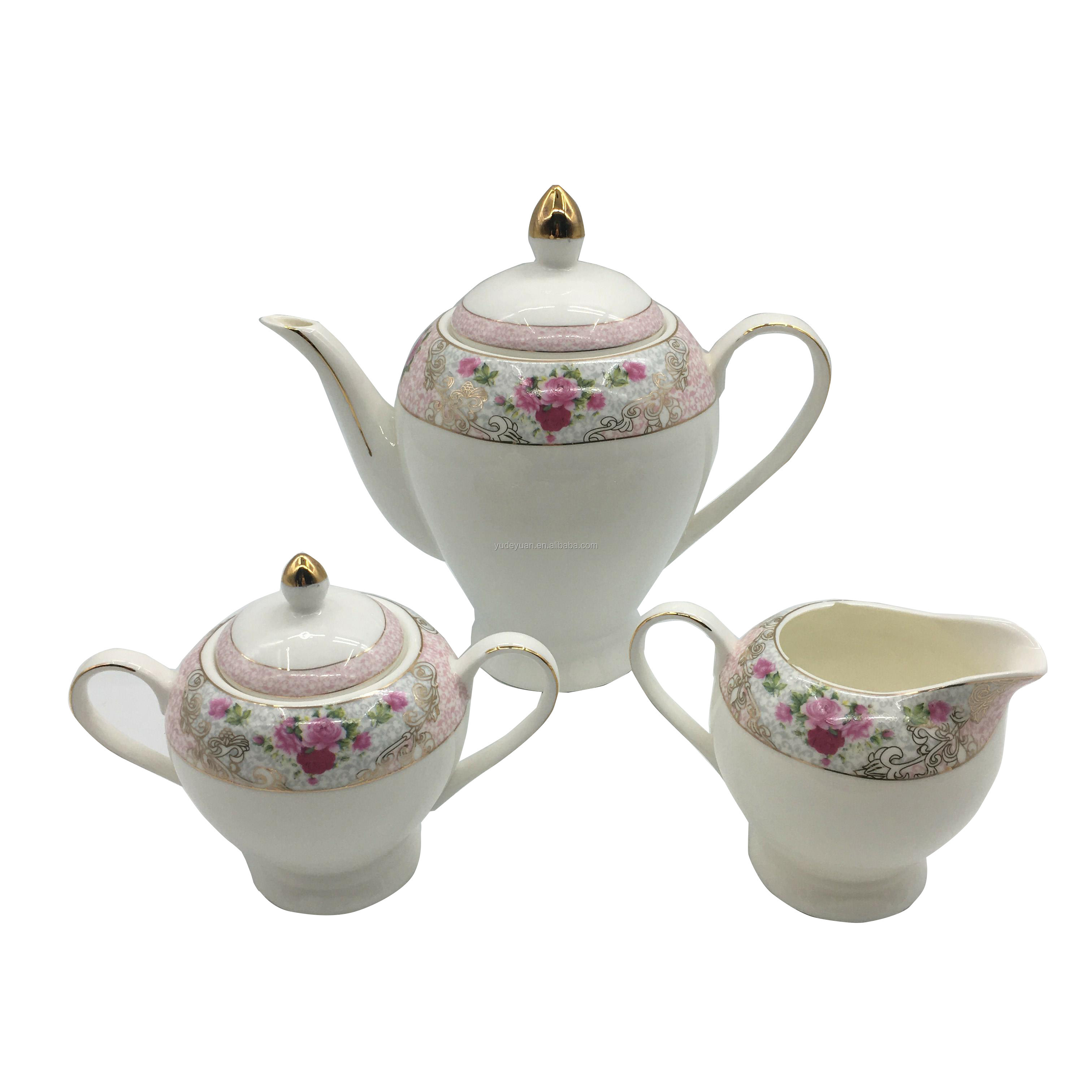 AB grade 61pcs 72pcs ceramic porcelain pink dinner sets in pakistan