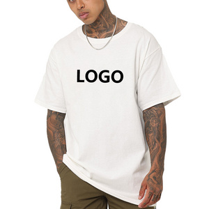 YUDI 50%OFF Oversized 100% cotton Mens T shirts for custom logo High quality drop shoulder graphic vintage T shirts OEM factory