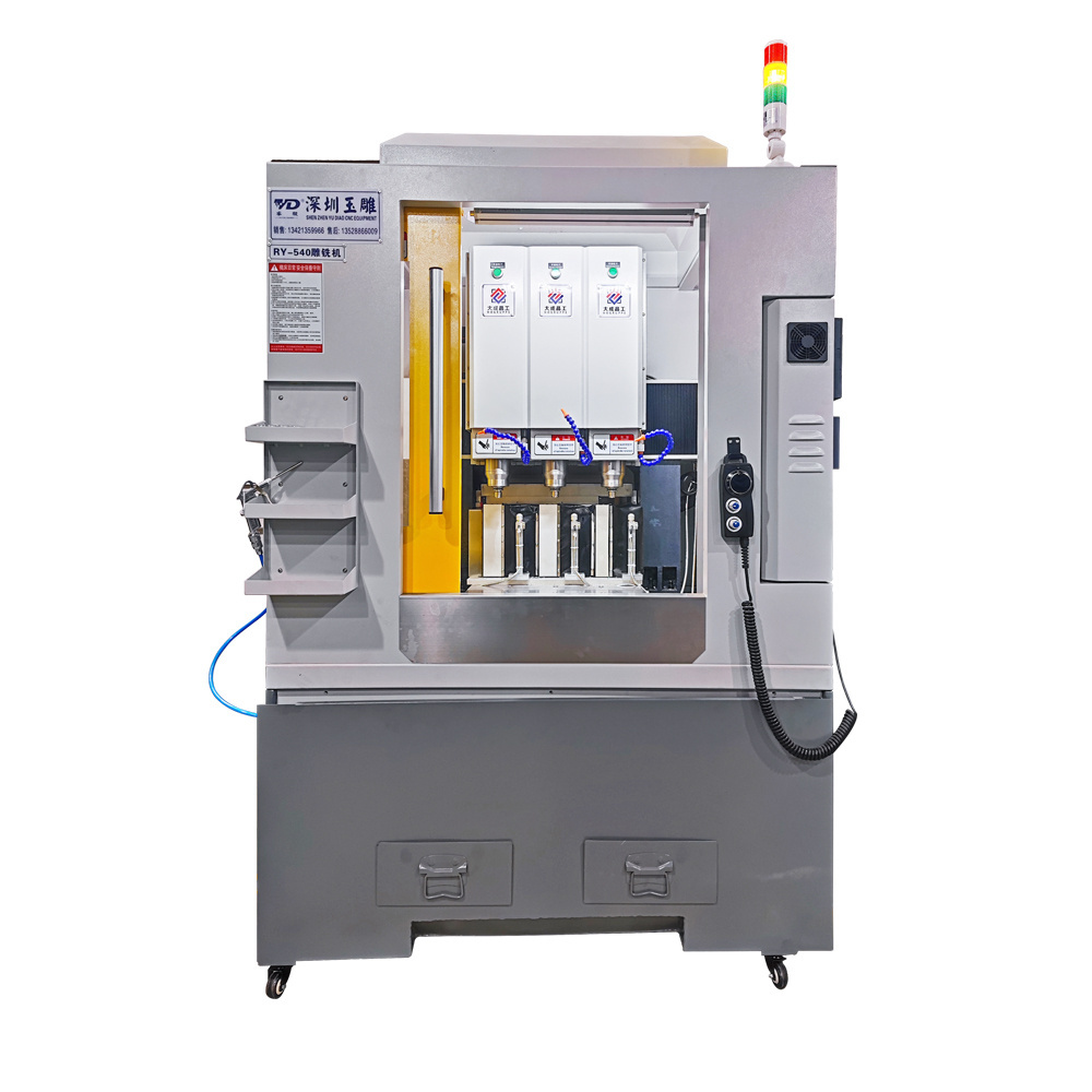 RY-540-3 ATC Coin Making Engraving Automatic Cnc Machine for Aluminium Cnc Milling Machine 3 Axis Stainless Steel Die Cutting