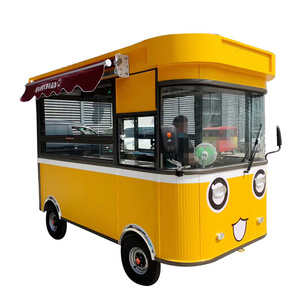 Cheap Scooter Trailer Mobile Food Vending Trailer Custom Design Stainless Steel Mobile Ice Cream  Food Truck