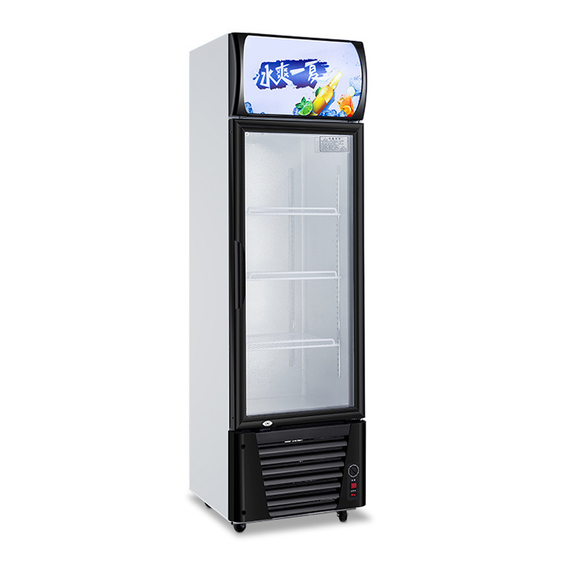 High Quality Double Glass Door Pepsi Refrigerator Energy Drink Finishing Flawless Fridge For Supermarket