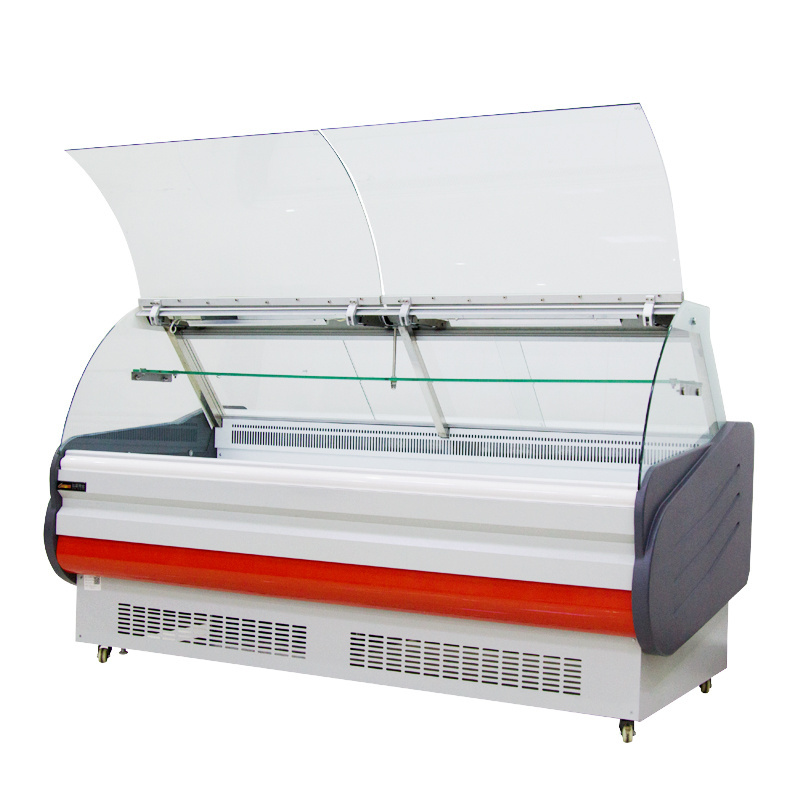 Supermarket Dry Ager Meat Storing Display Freezer Deli Commercial Frozen Chicken Meat Refrigerator For Butcher Meat Shop