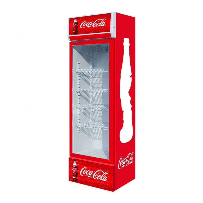 2021 Hot Sale Commercial Beverage Cooler Glass Refrigerated Showcase Display Fridge Ice Machine