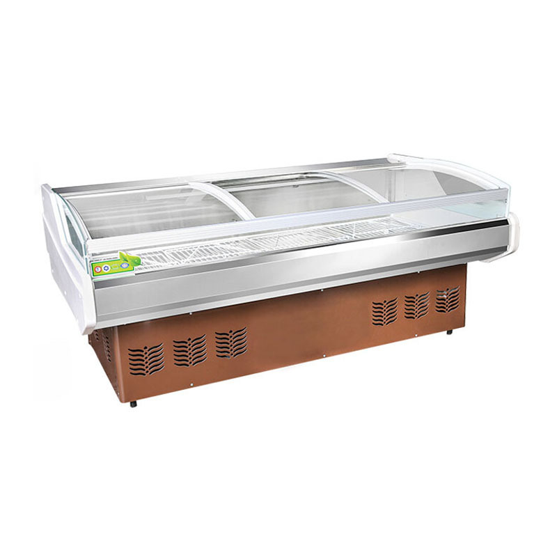 Supermarket Deli Dishes Dry Ager Meat Display Freezer Commercial Frozen Chicken Meat Showcase Counter Fridge Refrigerators