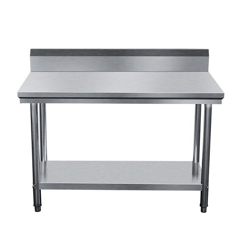 Commercial Stainless Steel Table Food Prepwork Table Kitchen Stainless Working Steel Workbench With Nnder Shelf