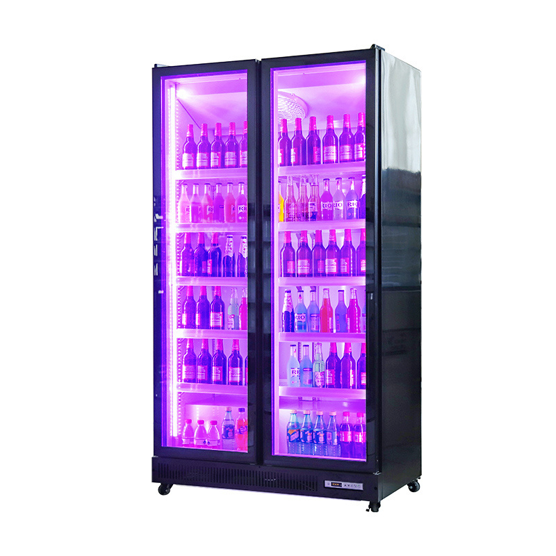 One Glass Doors Commercial Beverage Refrigerators Beer Display Cabinets Refrigerant Cold Water Refrigerator for restaurants