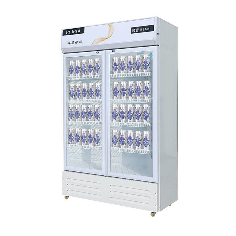 One Glass Doors Commercial Beverage Refrigerators Beer Display Cabinets Refrigerant Cold Water Refrigerator for restaurants