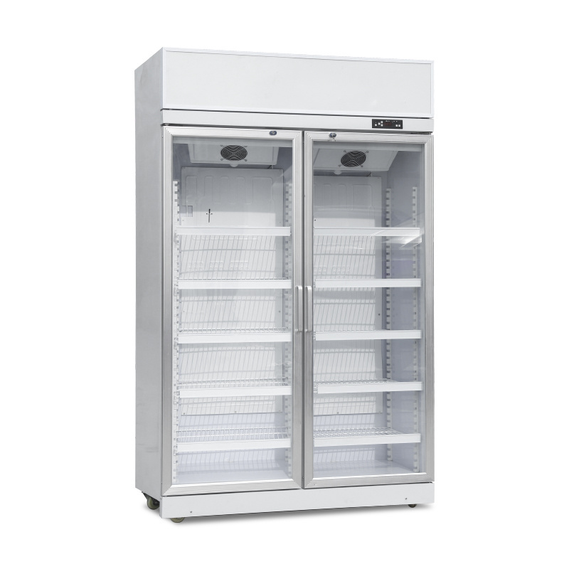 Commercial pepsi refrigerators prices drink beverage chiller single glass door fridge refrigeration showcase