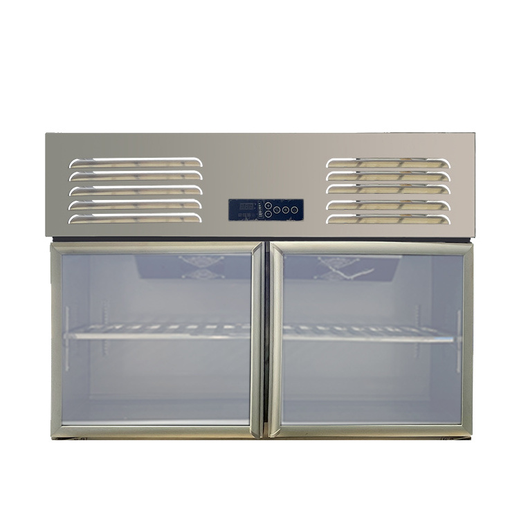 Hot Sale Wholesale Price Wall Mounted Bench Freezer Refrigerator Stainless Steel Cooling Cabinet For Kitchen