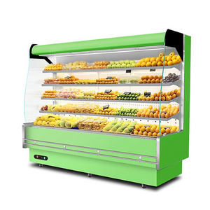 Supermarket Display Freezer Commercial Display Fridge Freezers Cooler For Fruit and Vegetables