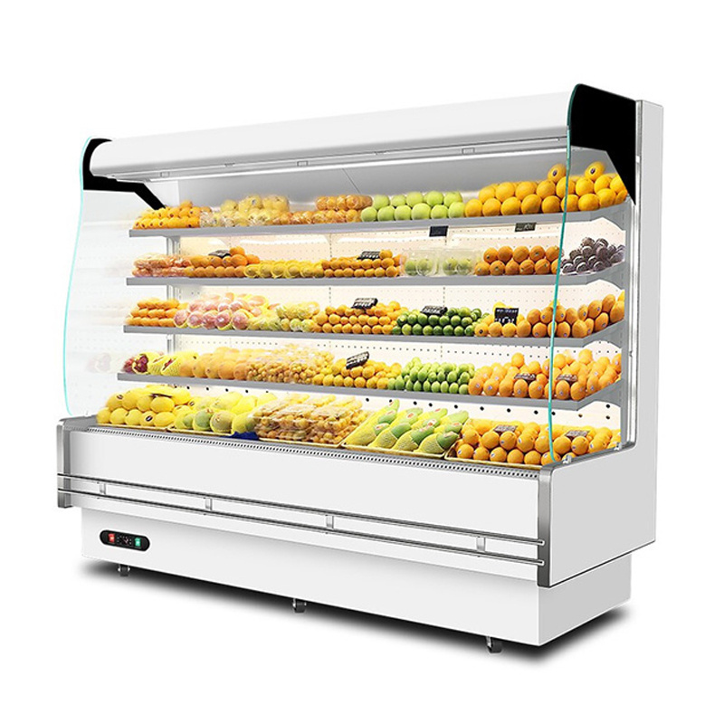 Supermarket Display Freezer Commercial Display Fridge Freezers Cooler For Fruit and Vegetables