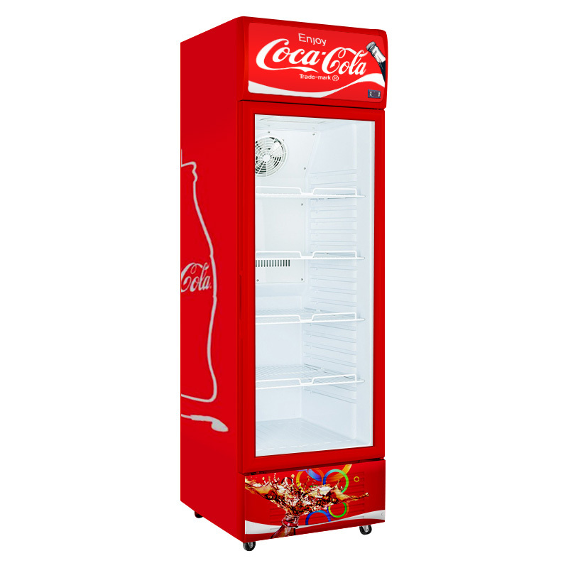 Commercial Supermarket Display Refrigerator Single Double Three Glass Door Beer Fridge Drink Beverage Cooler Freezer And Chiller