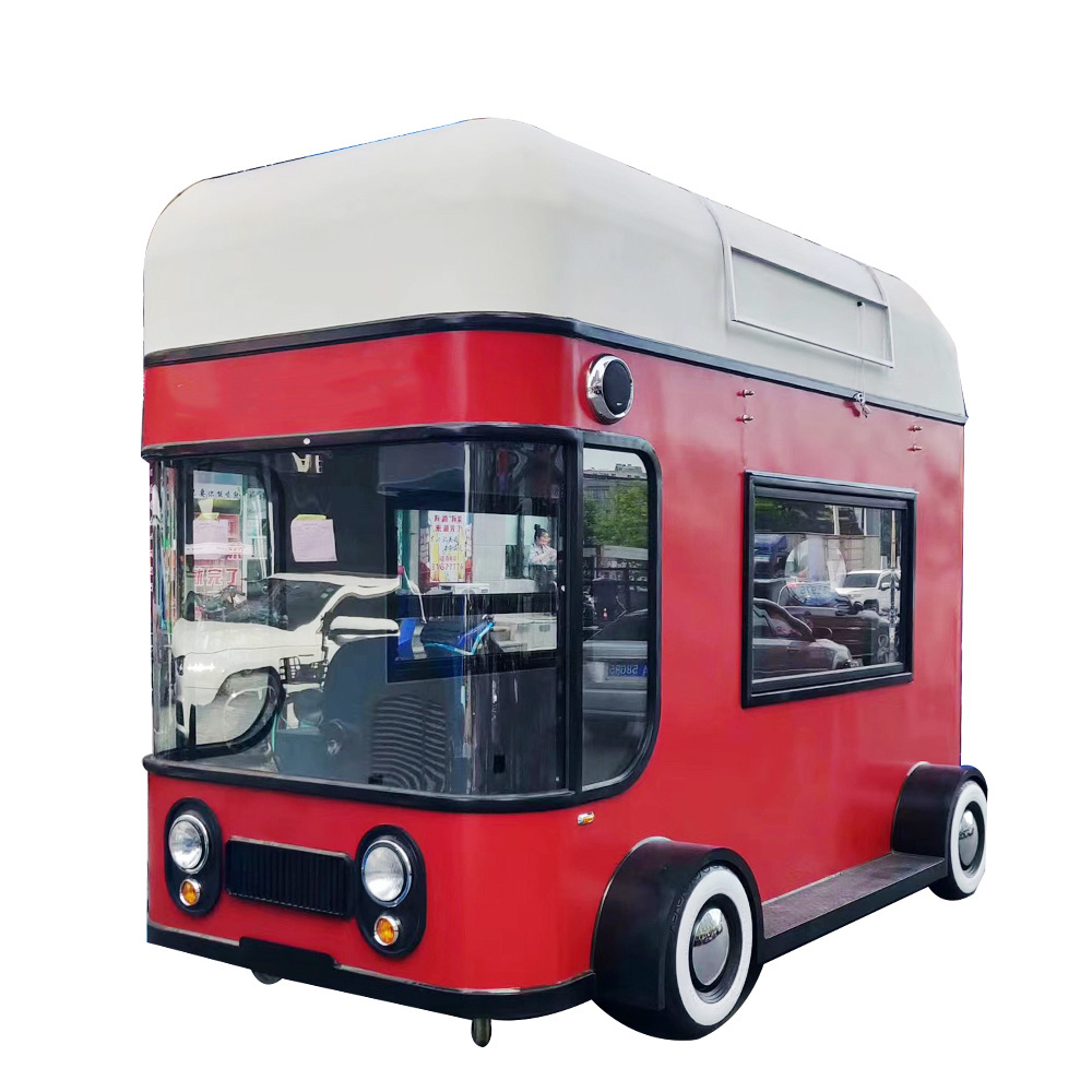 Customized Electric Commercial Outdoor Mobile Food Trailer/ Street Mobile Food Cart/ Fast Food Truck