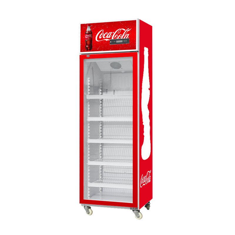 One Glass Doors Commercial Beverage Refrigerators Beer Display Cabinets Refrigerant Cold Water Refrigerator for restaurants