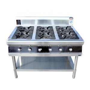 Hot Sales Commercial Stainless Steel Stove Propane 4 Burner Table Cookers Gas Stove