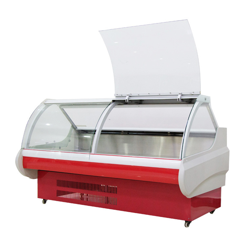 Supermarket Dry Ager Meat Storing Display Freezer Deli Commercial Frozen Chicken Meat Refrigerator For Butcher Meat Shop