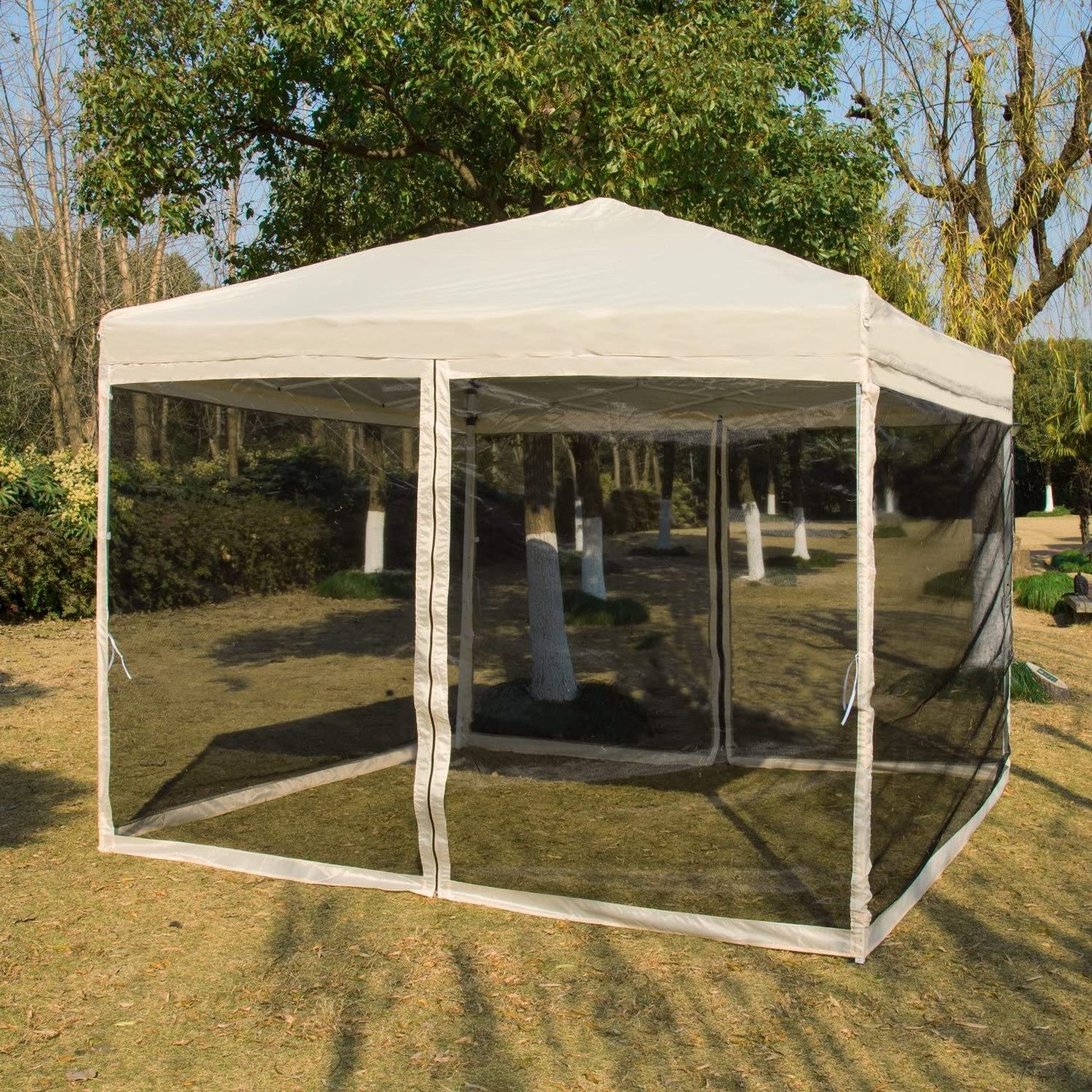 Easy up mosquito net gazebo 10x10 outdoor tents