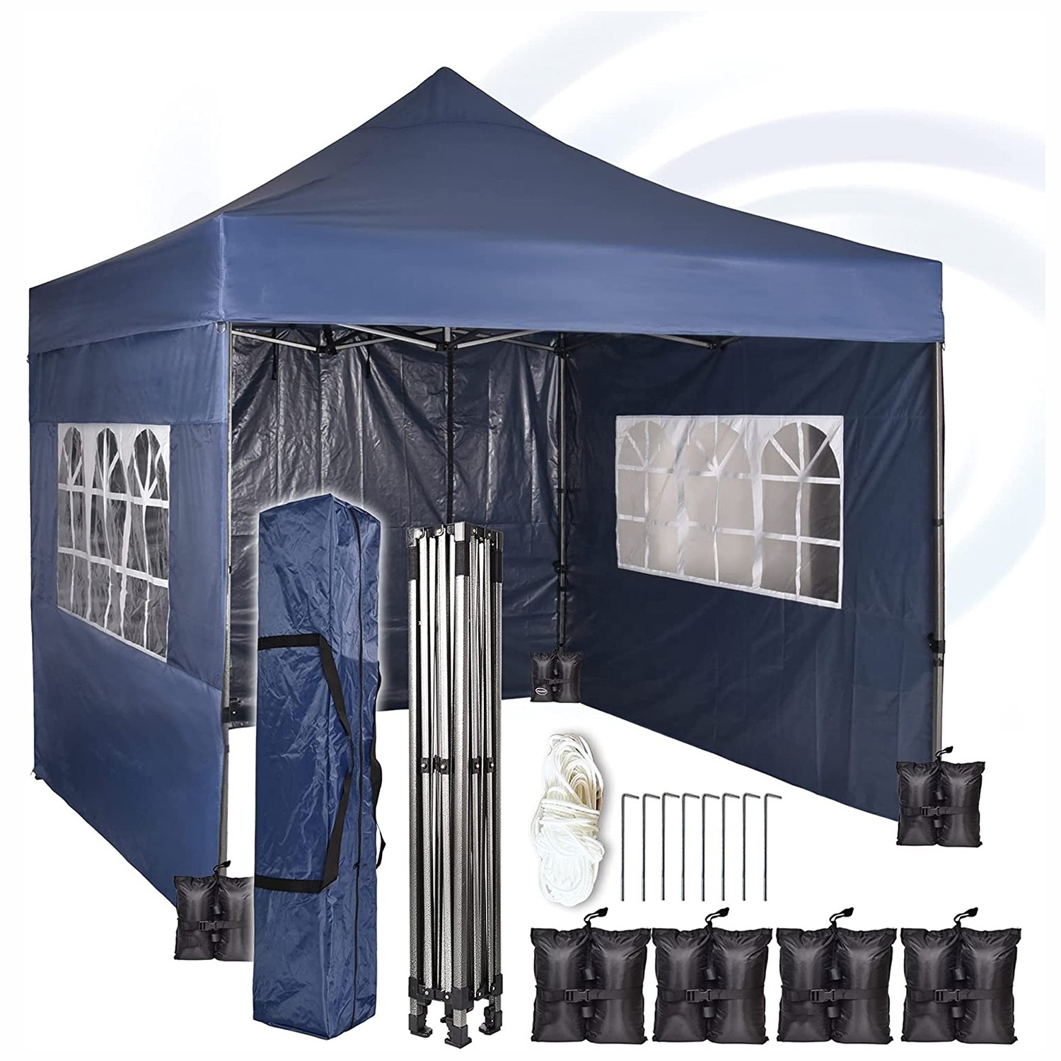 OEM Customization Heavy Duty Folding Gazebo 3m x 3m Commercial Market Stall 9 m2 100 Sq Ft Outdoor Waterproof Canopy Tent