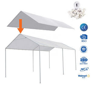 Wholesale 10 x 20 Ft Carport Replacement Canopy Cover with Bungee Ball Cords Garage Top Tent Shelter Tarp