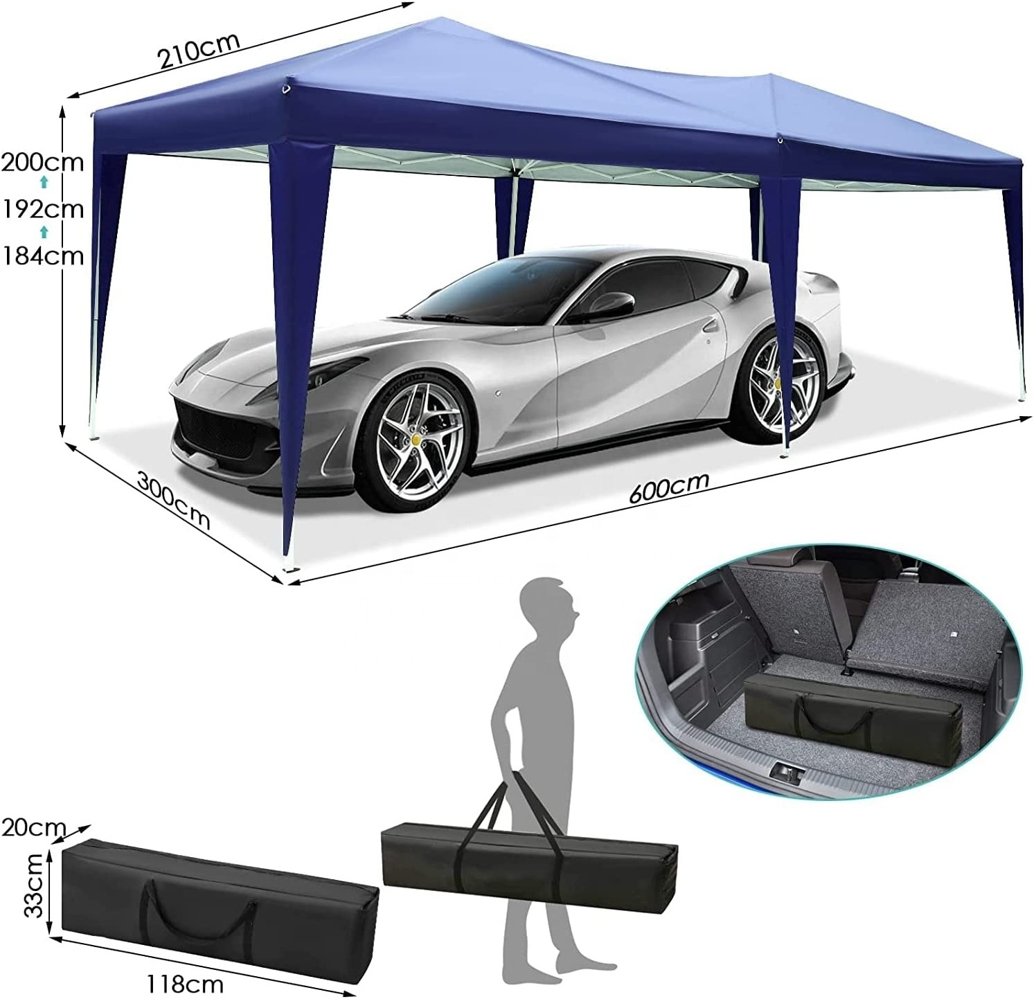 Canopy top replacement pop up gazebo tent roof