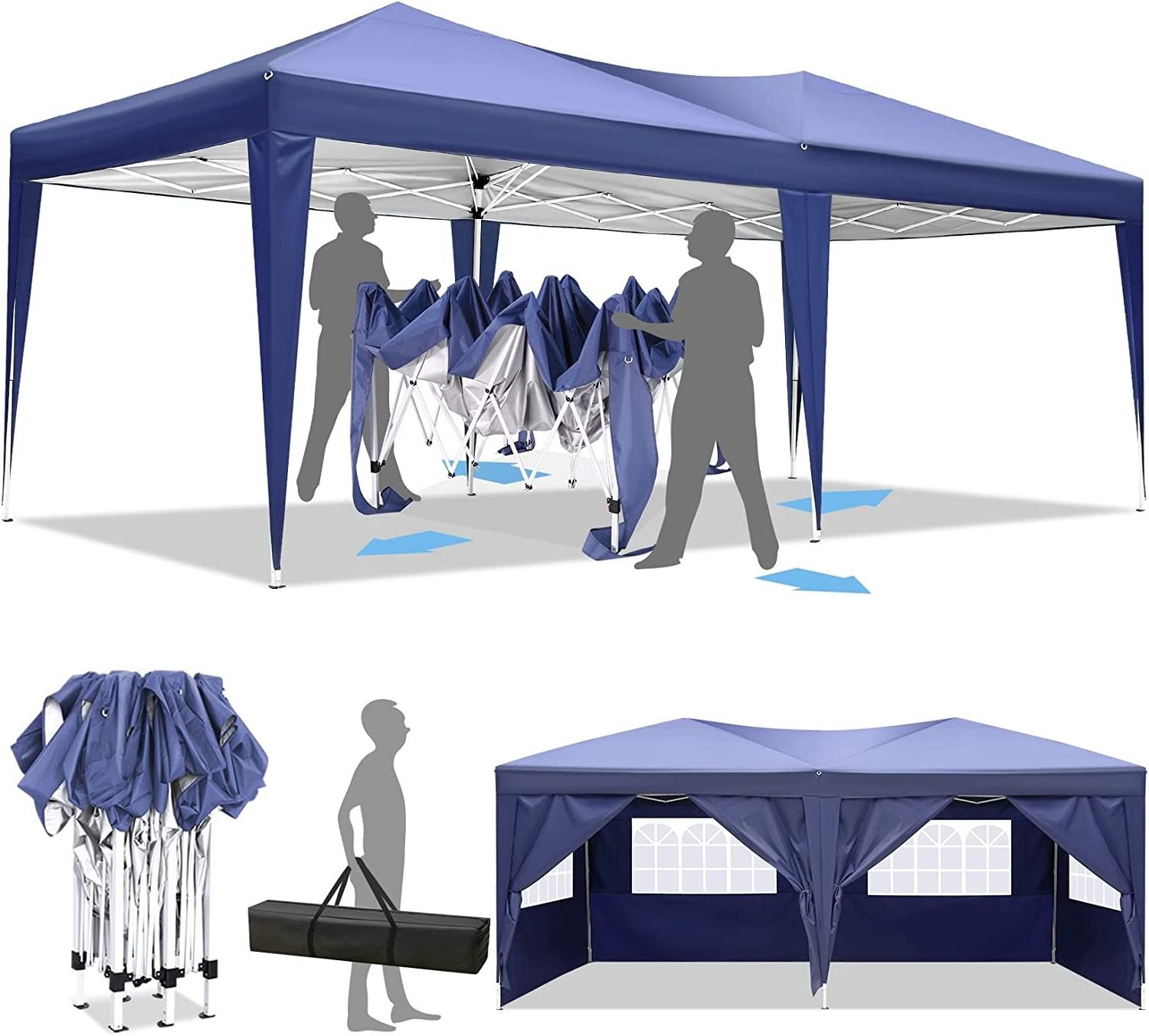 Canopy top replacement pop up gazebo tent roof