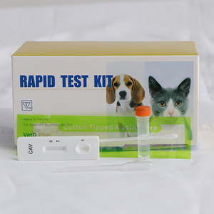 Veterinary cdv antigen dog rapid test kits CAV-Ag Canine Adenovirus antigen rapid test kit antibody rapid medical test price