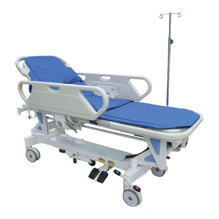 High quality medical ambulance hospital stretcher electric connecting stretcher cart