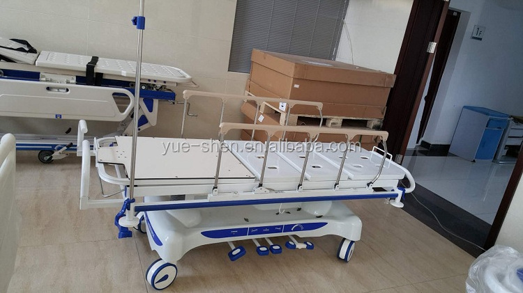 YSHB-KX883 hospital transfer bed YSENMED  hydraulic transport stretcher patient emergency trollyey bed