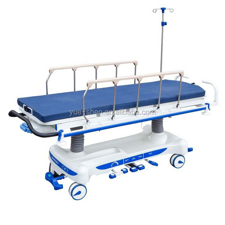 YSHB-KX883 hospital transfer bed YSENMED  hydraulic transport stretcher patient emergency trollyey bed