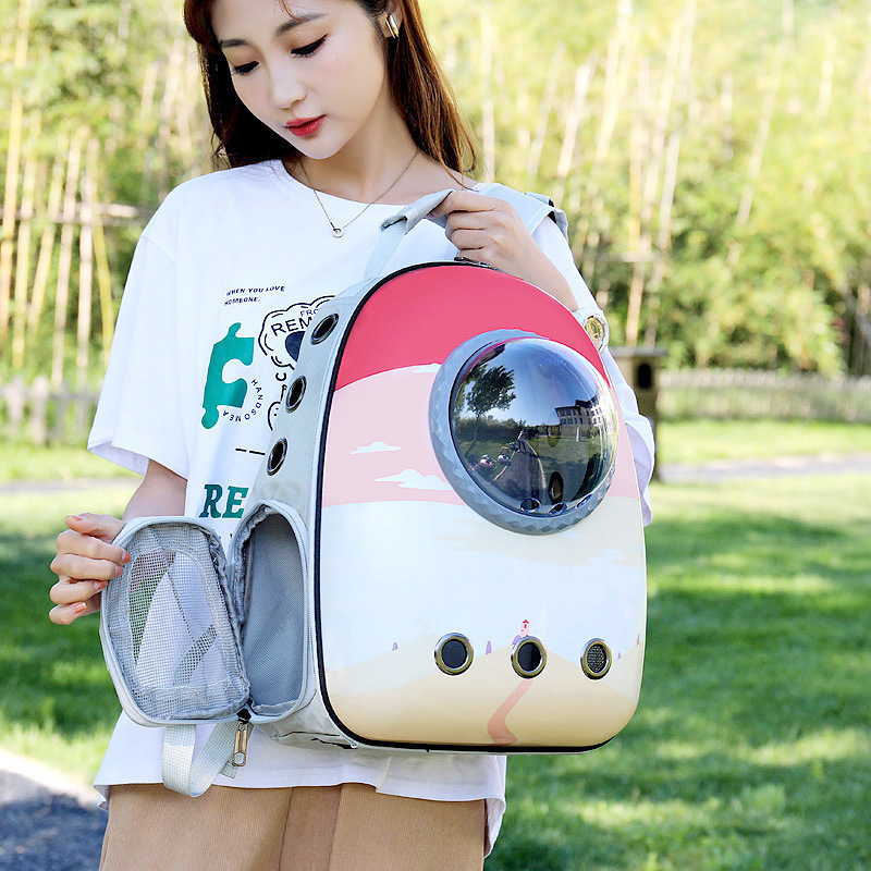 Portable Travel Breathable Capsule Astronaut Bubble Space Pet Carrier Dog Carrier Cat Carrier Pet Bag Pet Backpack