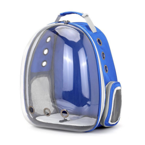 factory direct sale custom logo portable pet carrier transparent space pet backpack for small animal