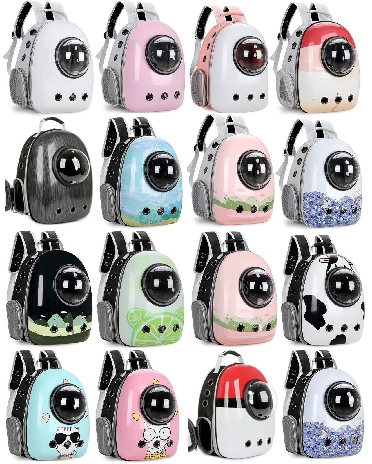 Portable Travel Breathable Capsule Astronaut Bubble Space Pet Carrier Dog Carrier Cat Carrier Pet Bag Pet Backpack