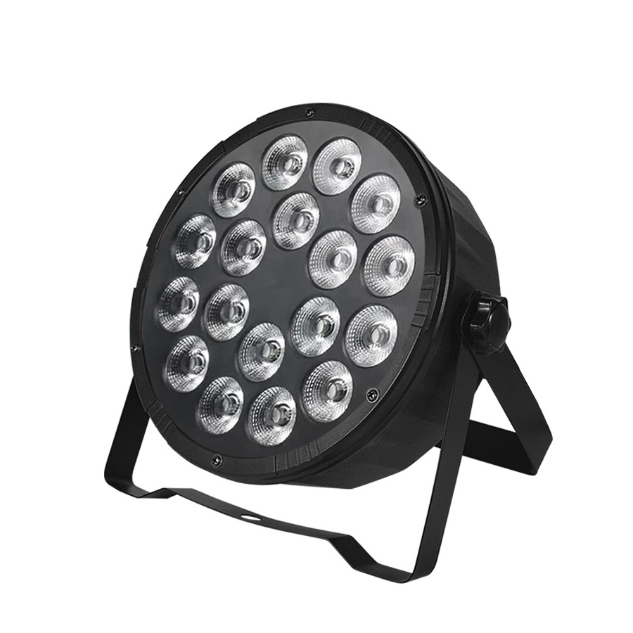 Stage Light LED 72w RGBW 4in1 Par Lights DMX Compatible Sound Control Super Bright Flat Light For DJ Disco Wedding Club Bar Show